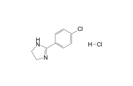 1H-Imidazole, 2-(4-chlorophenyl)-4,5-dihydro-, monohydrochloride