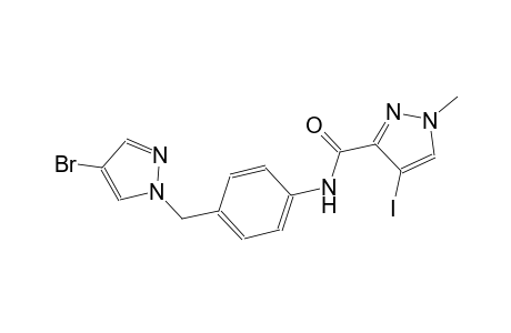 N-{4-[(4-bromo-1H-pyrazol-1-yl)methyl]phenyl}-4-iodo-1-methyl-1H-pyrazole-3-carboxamide