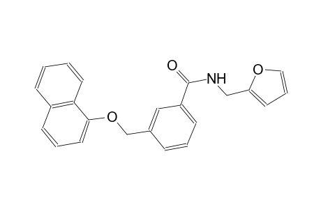 N-(2-furylmethyl)-3-[(1-naphthyloxy)methyl]benzamide