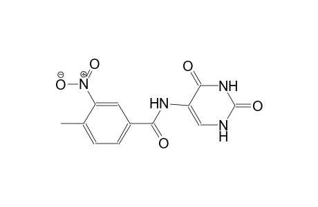 N-(2,4-dioxo-1,2,3,4-tetrahydro-5-pyrimidinyl)-4-methyl-3-nitrobenzamide