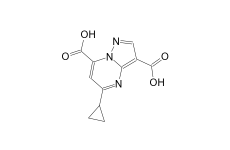 pyrazolo[1,5-a]pyrimidine-3,7-dicarboxylic acid, 5-cyclopropyl-