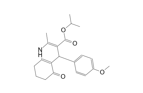 isopropyl 4-(4-methoxyphenyl)-2-methyl-5-oxo-1,4,5,6,7,8-hexahydro-3-quinolinecarboxylate