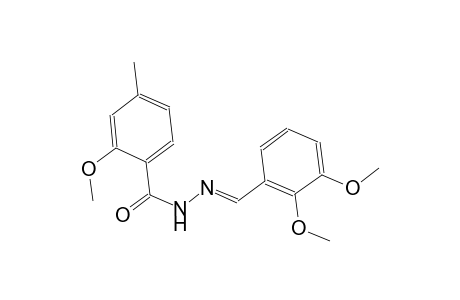 N'-[(E)-(2,3-dimethoxyphenyl)methylidene]-2-methoxy-4-methylbenzohydrazide