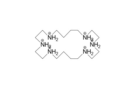 1,4,7,12,15,18-Hexaaza-cyclodocosane hexacation