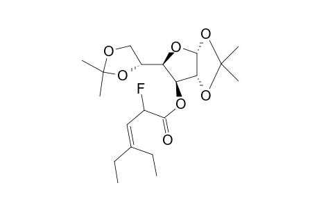 (1,2:5,6-Di-isopropylidene-.alpha.,D-glucofuranose-3-O-yl) 2-fluoro-4-ethylhex-3-enoate