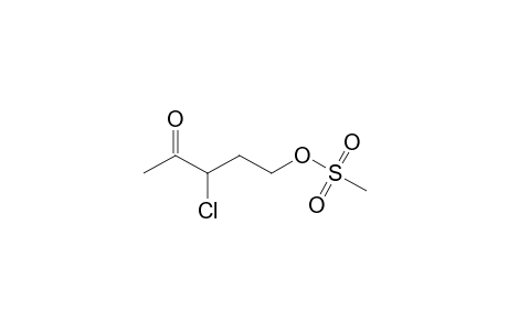 3-Chloro-5-(methylsulfonyloxy)pentan-2-one