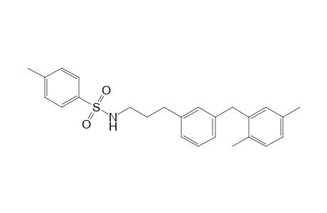 3-(3-N-Tosylaminopropyl)-1-(p-xylenylmethyl)benzene