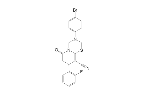 2H,6H-pyrido[2,1-b][1,3,5]thiadiazine-9-carbonitrile, 3-(4-bromophenyl)-8-(2-fluorophenyl)-3,4,7,8-tetrahydro-6-oxo-