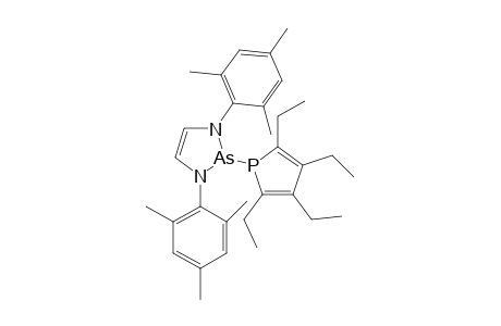 1,3-Di-mesityl-2-(2',3',4',5'-tetraethylphospholyl)-1,3,2-diazaarsolene