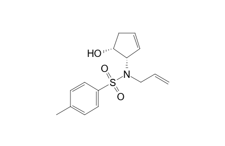 4-Methyl-N-[(1S,5R)-5-oxidanylcyclopent-2-en-1-yl]-N-prop-2-enyl-benzenesulfonamide