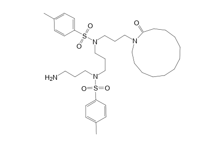 Benzenesulfonamide, N-(3-aminopropyl)-4-methyl-N-[3-[[(4-methylphenyl)sulfonyl][3-(2-oxoazacyclotridec-1-yl)propyl]amino]propyl]-