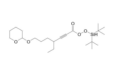 Ethyl di-tert-butylsilyloxy-7-(tetrahydropyran-2-yloxy)hept-2-ynoate