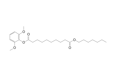 Sebacic acid, 2,6-dimethoxyphenyl heptyl ester