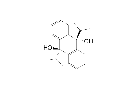 9,10-Anthracenediol, 9,10-dihydro-9,10-bis(1-methylethyl)-, trans-