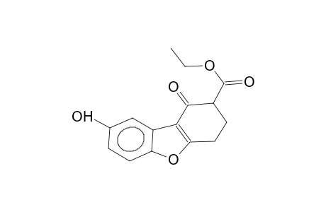 ethyl 1-oxo-8-hydroxy-1,2,3,4-tetrahydrodibenzofuran-2-carboxylate