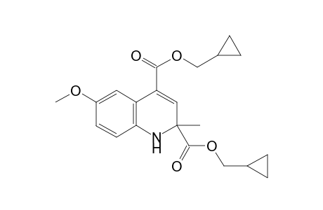 Bis(cyclopropylmethyl) 6-methoxy-2-methyl-1,2-dihydroquinoline-2,4-dicarboxylate