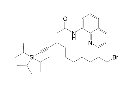 10-Bromo-N-(8-quinolinyl)-3-((triisopropylsilyl)ethynyl)decanamide