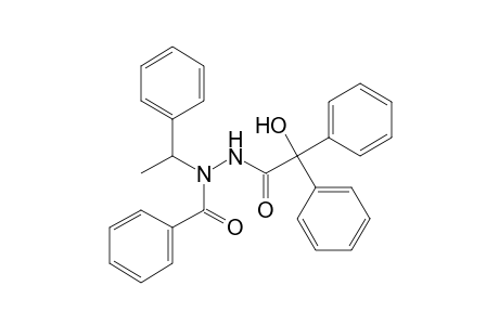 N'-(2-hydroxy-1-oxo-2,2-diphenylethyl)-N-(1-phenylethyl)benzohydrazide