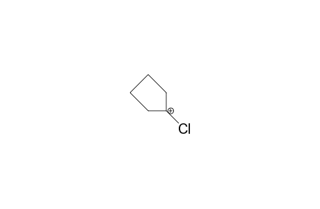 1-Chloro-cyclopentyl cation