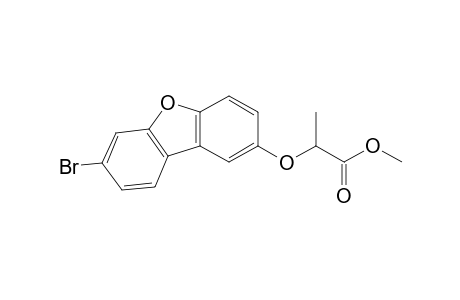 Propanoic acid, 2-[(7-bromo-2-dibenzofuranyl)oxy]-, methyl ester