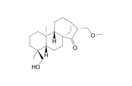 18-Hydroxy-17-methoxy-15-oxo-ent-(16S)-kaurane