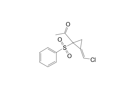 1-(Benzenesulfonyl)-2-(chloromethylene)cyclopropyl Methyl Ketone