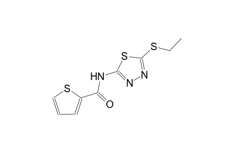 N-[5-(ethylsulfanyl)-1,3,4-thiadiazol-2-yl]-2-thiophenecarboxamide
