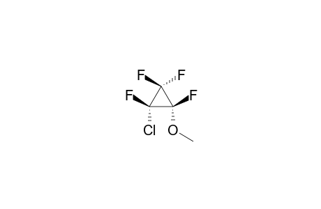 2-CHLORO-1,1,2,3-TETRAFLUORO-3-METHOXY-CYCLOPROPANE;COMPUND-#A4