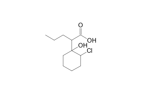 2-(2'-Chloro-1'-hydroxycyclohexyl)pentanoic acid