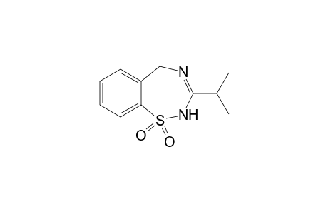 1,2,4-Benzothiadiazepine, 2,5-dihydro-3-(1-methylethyl)-, 1,1-dioxide