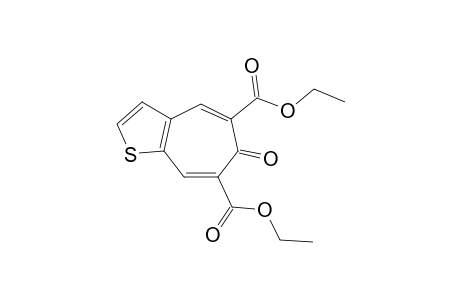 6-oxo-6H-cyclohepta[b]thiophene-5,7-dicarboxylic acid, diethyl ester