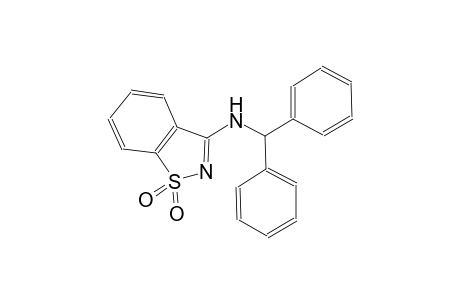 1,2-benzisothiazol-3-amine, N-(diphenylmethyl)-, 1,1-dioxide