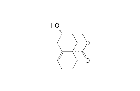 4a(2H)-Naphthalenecarboxylic acid, 1,3,4,5,6,7-hexahydro-7-hydroxy-, methyl ester, cis-