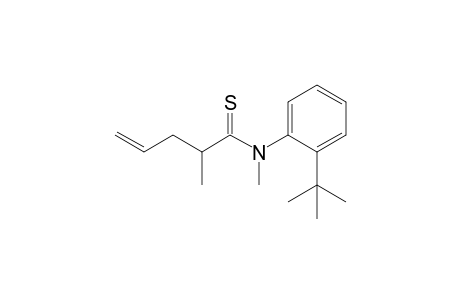 (E)-N-(2-tert-Butylphenyl)-N-methyl-2-methylpent-4-enethioamide