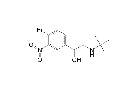 Benzenemethanol, 4-bromo-.alpha.-[[(1,1-dimethylethyl)amino]methyl]-3-nitro-, monohydrochloride