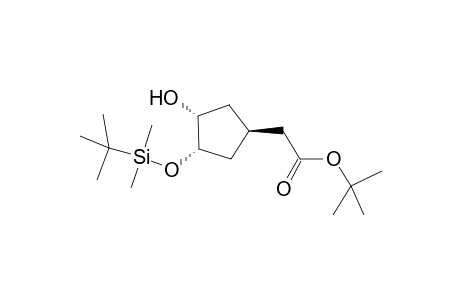 2-[(1R,3S,4R)-3-[tert-butyl(dimethyl)silyl]oxy-4-hydroxy-cyclopentyl]acetic acid tert-butyl ester