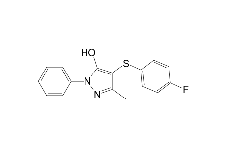 4-((4-fluorophenyl)thio)-3-methyl-1-phenyl-1H-pyrazol-5-ol