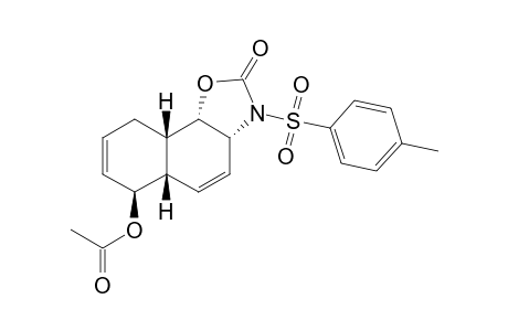 6-Acetoxy-2-oxo-3-tosyl-2,3,3a,5a,6,9,9a,9boctahydronaphtho[2,1-d]oxazol