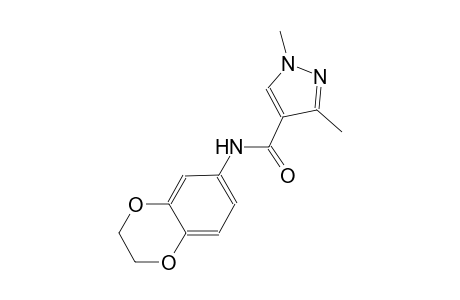 N-(2,3-dihydro-1,4-benzodioxin-6-yl)-1,3-dimethyl-1H-pyrazole-4-carboxamide