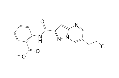 methyl 2-({[6-(2-chloroethyl)pyrazolo[1,5-a]pyrimidin-2-yl]carbonyl}amino)benzoate