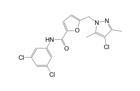 5-[(4-chloro-3,5-dimethyl-1H-pyrazol-1-yl)methyl]-N-(3,5-dichlorophenyl)-2-furamide