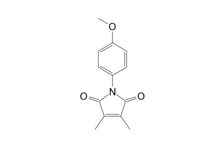 1H-Pyrrole-2,5-dione, 1-(4-methoxyphenyl)-3,4-dimethyl-