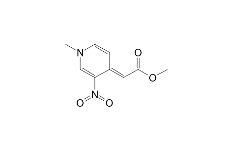(2E)-2-(1-methyl-3-nitro-4-pyridinylidene)acetic acid methyl ester