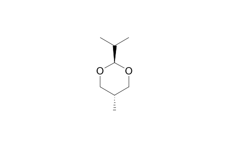 trans-5-Methyl-2-(1-methylethyl)-1,3-dioxane