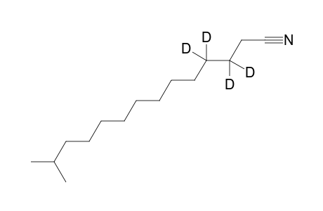 13-Methyltetradecanenitrile-3,3,4,4-d4