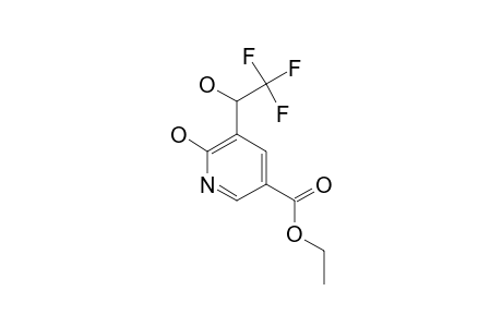 2-HYDROXY-3-(1-HYDROXY-2,2,2-TRIFLUOROETHYL)-5-CARBETHOXYPYRIDINE