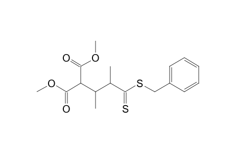 benzyl 2,3-dimethyl-4,4-bis(methoxycarbonyl)butanedithioate