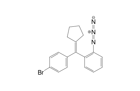 1-Azido-2-((4-bromophenyl)(cyclopentylidene)methyl)benzene