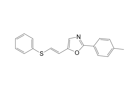 2-(4-tolyl)-5-[2-(phenylthio)vinyl]-1,3-oxazole