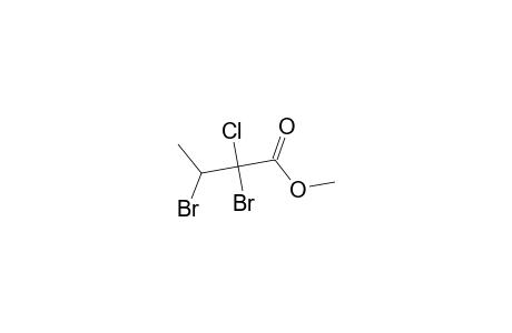 Methyl 2,3-dibromo-2-chlorobutanoate